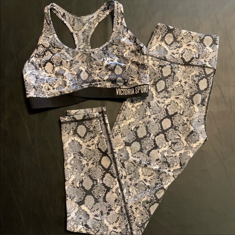 Victoria’s Secret legging and sports bra